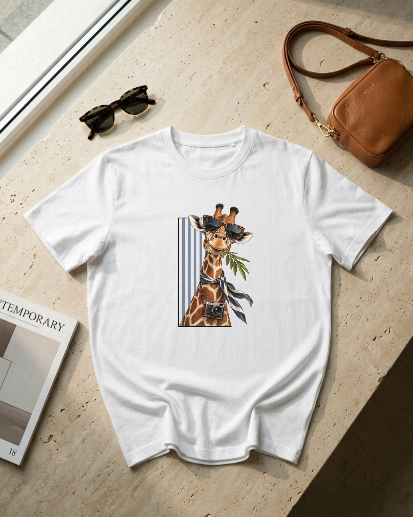 Camiseta Blanca - Jirafa Photographer