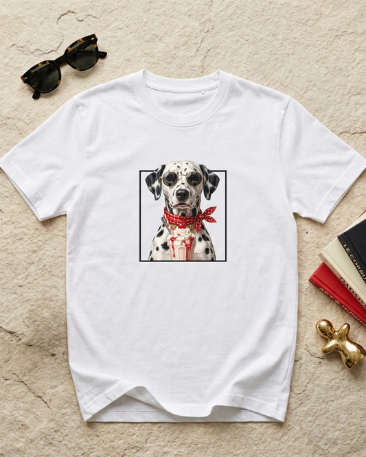 Camiseta Branca - Dálmata Milkshake