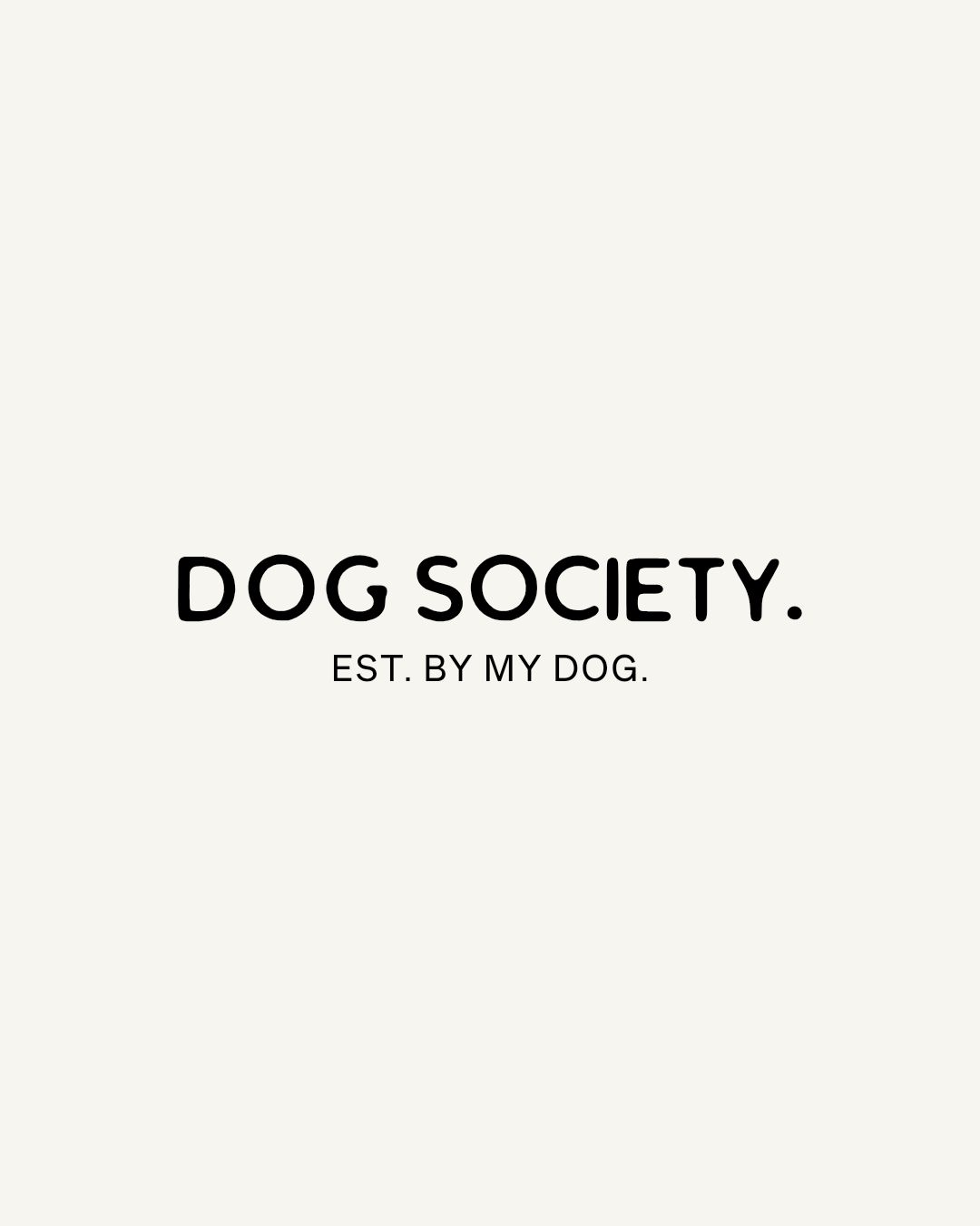Camiseta Blanco Roto - Dog Society - EST. BY MY DOG.