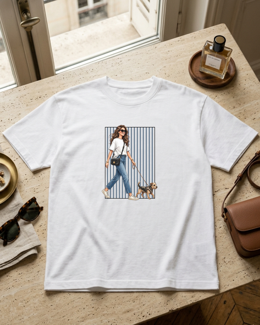 Camiseta Blanca - Lifestyle Dog Walking
